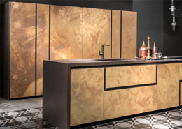 Furniture Doors Abstract Collection Golden Galaxy